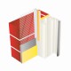 9mm Profigips White PVC APU Bead with Mesh - Window Profile with Gasket - 2.5m length