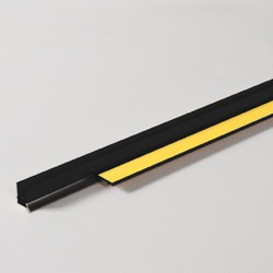 6mm Profigips Black PVC APU Bead - Window Profile with Gasket - 2.5m length