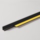 6mm Profigips Black PVC APU Bead - Window Profile with Gasket - 2.5m length
