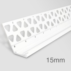 15mm Profigips PVC Bellcast Bead - 2.5m length