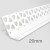20mm Profigips PVC Bellcast Bead - 2.5m length