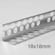 18x18mm Profigips Aluminium Corner Bead - 2.5m length