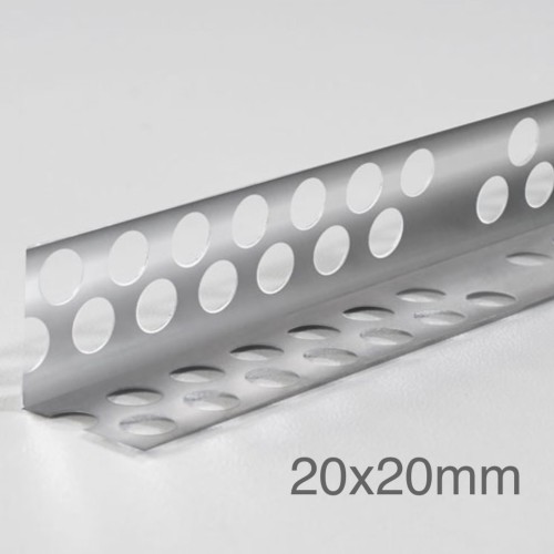 20x20mm Profigips Aluminium Corner Bead - 2.5m length