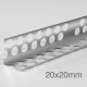 20x20mm Profigips Aluminium Corner Bead - 2.5m length