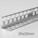 25x25mm Profigips Aluminium Corner Bead - 2.5m length