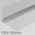 100x150mm Profigips Aluminium Corner Bead with Mesh - 2.5m length