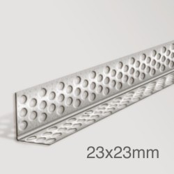 23x23mm Profigips Aluminium Corner Bead - Mottled Finish - 2.5m length