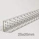 25x25mm Profigips Aluminium Corner Bead - Mottled Finish - 2.5m length