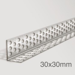 30x30mm Profigips Aluminium Corner Bead - Mottled Finish - 2.5m length