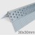 30x30mm Profigips Perforated Steel Corner Bead with Mesh - 2.5m length