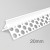 20mm PVC Corner Profile for Wet Render - Angle Bead - 2.5m length