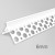 6mm PVC Corner Profile for Wet Render - Angle Bead - 2.5m length