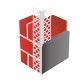 6mm PVC Corner Profile for Wet Render - Angle Bead - 2.5m length