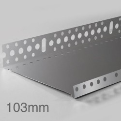 103mm Profigips Aluminium Starter Trim - Plinth Profile - 2.5m length