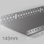 143mm Profigips Aluminium Starter Trim - Plinth Profile - 2.5m length