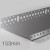 153mm Profigips Aluminium Starter Trim - Plinth Profile - 2.5m length