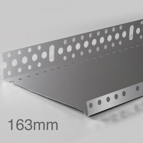 163mm Profigips Aluminium Starter Trim - Plinth Profile - 2.5m length