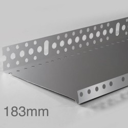 183mm Profigips Aluminium Starter Trim - Plinth Profile - 2.5m length
