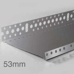 53mm Profigips Aluminium Starter Trim - Plinth Profile - 2.5m length