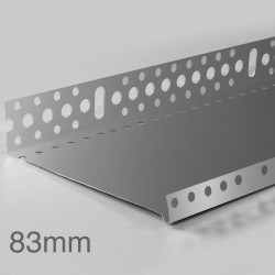 83mm Profigips Aluminium Starter Trim - Plinth Profile - 2.5m length