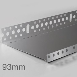 93mm Profigips Aluminium Starter Trim - Plinth Profile - 2.5m length