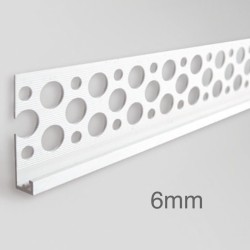 6mm Profigips PVC Render Stop Bead - Terminal Bead - 2.5m length