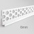 6mm Profigips PVC Render Stop Bead - Terminal Bead - 2.5m length