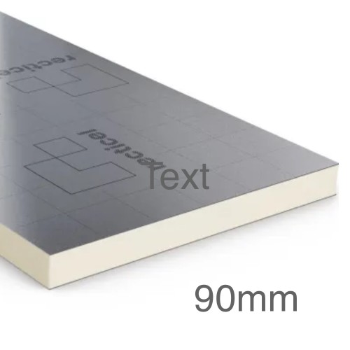 90mm Eurothane GP PIR Insulation Board Recticel - 1200mm x 2400mm
