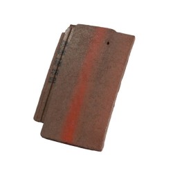 Redland DuoPlain Concrete Roofing Half Tile - Rustic Brown - 179mm x 268mm Redland DuoPlain Concrete Roofing Half Tile - Rustic Brown - 179mm x 268mm