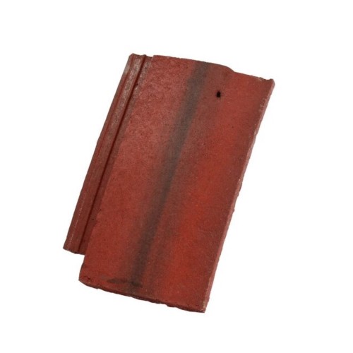 Redland DuoPlain Concrete Roofing Half Tile - Rustic Red - 179mm x 268mm Redland DuoPlain Concrete Roofing Half Tile - Rustic Red - 179mm x 268mm