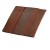 Redland DuoPlain Concrete Interlocking Left Hand Verge Quarter Tile - Rustic Brown - 222mm x 268mm