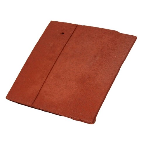 Redland DuoPlain Concrete Interlocking Left Hand Verge Quarter Tile - Tuscan Red - 222mm x 268mm Redland DuoPlain Concrete Interlocking Left Hand Verge Quarter Tile - Tuscan Red - 222mm x 268mm