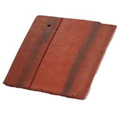 Redland DuoPlain Concrete Interlocking Left Hand Verge Quarter Tile - Rustic Red - 222mm x 268mm Redland DuoPlain Concrete Interlocking Left Hand Verge Quarter Tile - Rustic Red - 222mm x 268mm