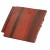 Redland DuoPlain Concrete Interlocking Right Hand Verge Three Quarter Tile - Rustic Red - 222mm x 268mm