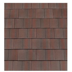 Redland DuoPlain Concrete Roofing Tile - Rustic Brown - 330mm x 268mm Redland DuoPlain Concrete Roofing Tile - Rustic Brown - 330mm x 268mm