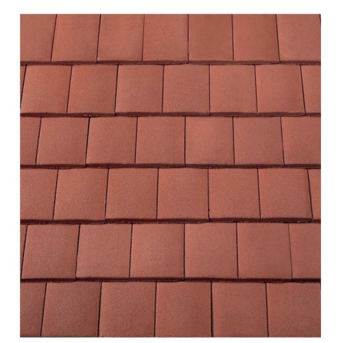 Redland DuoPlain Concrete Roofing Tile - Tuscan Red - 330mm x 268mm Redland DuoPlain Concrete Roofing Tile - Tuscan Red - 330mm x 268mm