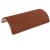 Redland Concrete Half Round Hip Tile - Antique Red - 256mm x 450mm