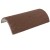 Redland Concrete Half Round Hip Tile - Brown - 256mm x 450mm