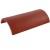 Redland Concrete Half Round Hip Tile - Rustic Red - 256mm x 450mm