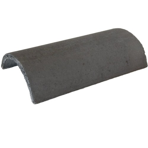 Redland Concrete Half Round Hip Tile - Slate Grey - 256mm x 450mm