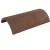 Redland Concrete Half Round Hip Tile - Tudor Brown - 256mm x 450mm