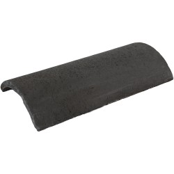 Redland Heathland Concrete Third Round Hip Tile - Charcoal Grey - 233mm x 450mm