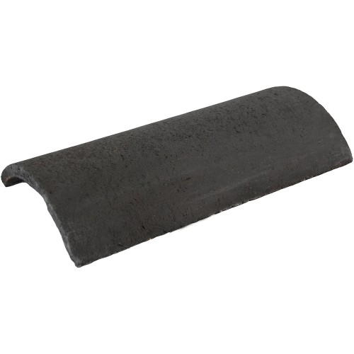 Redland Heathland Concrete Third Round Hip Tile - Charcoal Grey - 233mm x 450mm