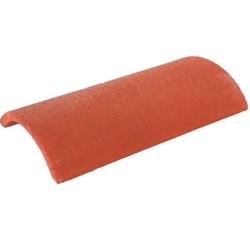 Redland Heathland Concrete Third Round Hip Tile - Terracotta - 233mm x 450mm