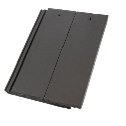 Redland Mini Stonewold Half Slate Pair - Interlocking Concrete Roof Slate - Black - 334mm x 418mm Redland Mini Stonewold Half Slate Pair - Interlocking Concrete Roof Slate - Black - 334mm x 418mm