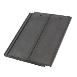 Redland Mini Stonewold Half Slate Pair - Interlocking Concrete Roof Slate - Slate Grey - 334mm x 418mm