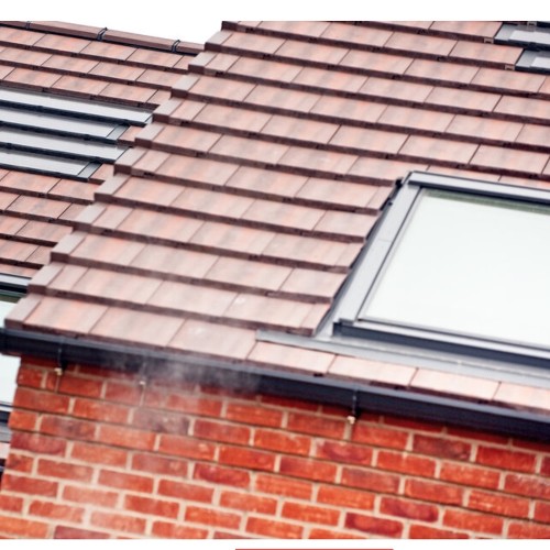 Redland Mini Stonewold Interlocking Concrete Roof Slate - Breckland Brown - 334mm x 418mm Redland Mini Stonewold Interlocking Concrete Roof Slate - Breckland Brown - 334mm x 418mm