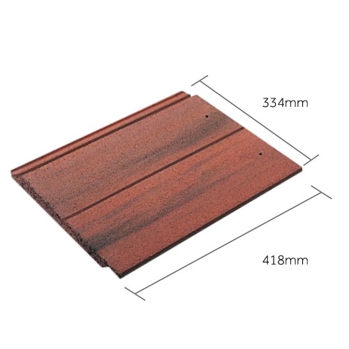 Redland MockBond Mini Stonewold Interlocking Concrete Roof Slate - Slate Grey - 334mm x 418mm Redland MockBond Mini Stonewold Interlocking Concrete Roof Slate - Slate Grey - 334mm x 418mm