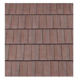 Redland MockBond Mini Stonewold Interlocking Concrete Roof Slate - Breckland Brown - 334mm x 418mm Redland MockBond Mini Stonewold Interlocking Concrete Roof Slate - Breckland Brown - 334mm x 418mm