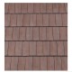 Redland MockBond Mini Stonewold Interlocking Concrete Roof Slate - Breckland Brown - 334mm x 418mm Redland MockBond Mini Stonewold Interlocking Concrete Roof Slate - Breckland Brown - 334mm x 418mm